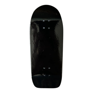 FlatFace x Duck Decks Wood Bat Fingerboard Deck - Black Full Dip