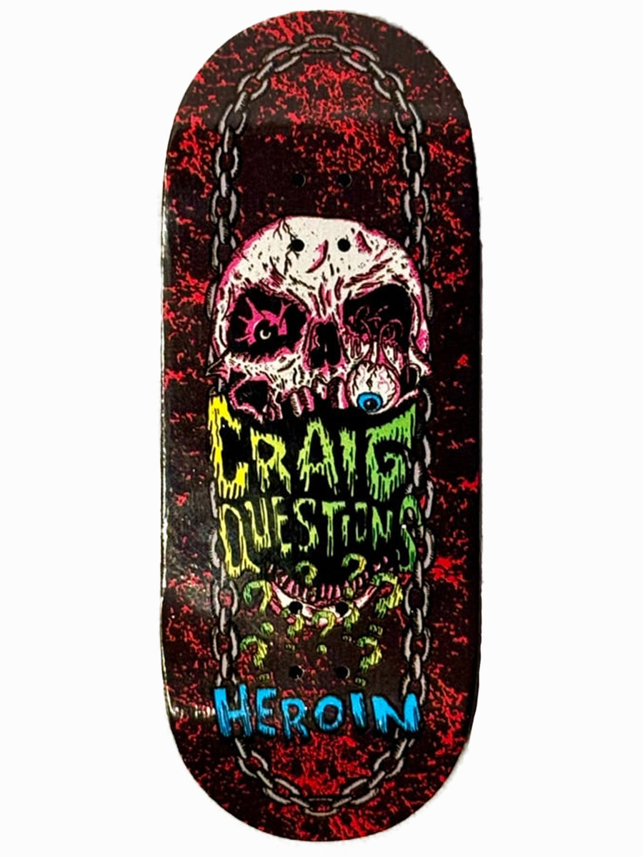 Maple Lab Fingerboard Deck - Craig Questions Knock Off