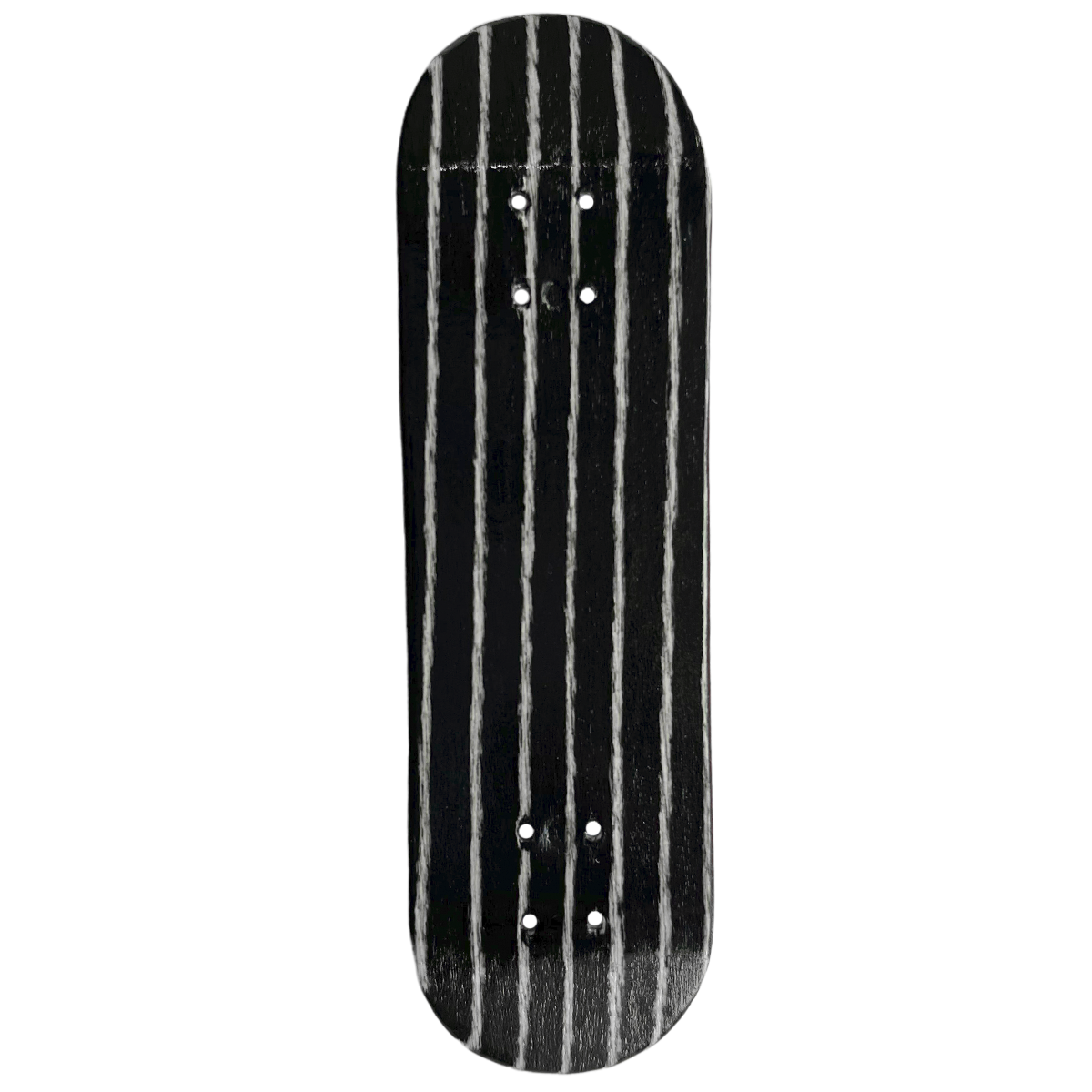 FlatFace G16 Premium Fingerboard Deck - Black/White Stripes