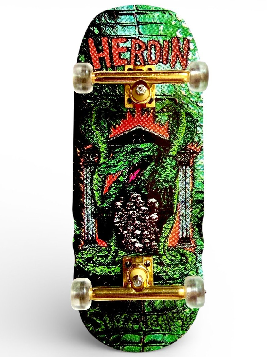 Custom x Heroin Fingerboard Complete - Swampy Boy Knock Off