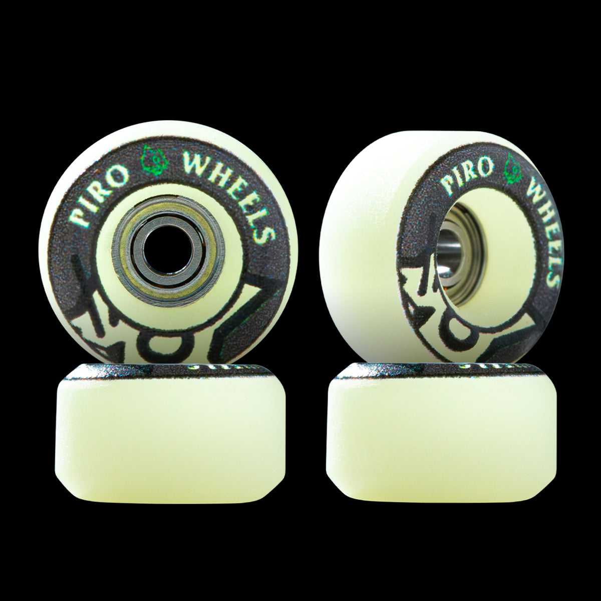 Piro Performance Graphic Fingerboard Wheels - Bone Head
