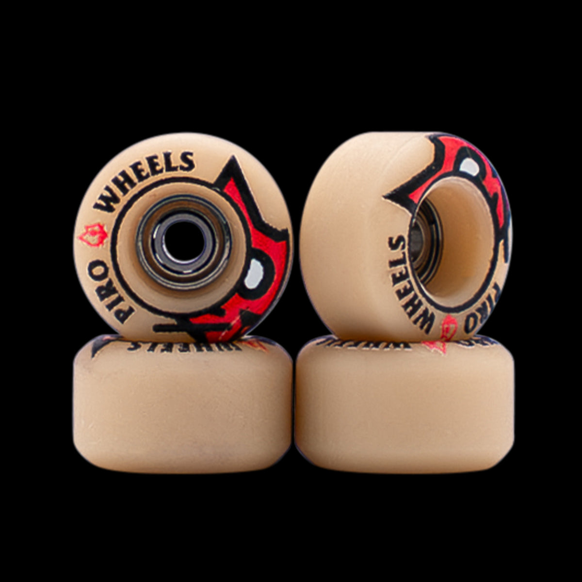 Piro Performance Graphic Fingerboard Wheels - Bone Head