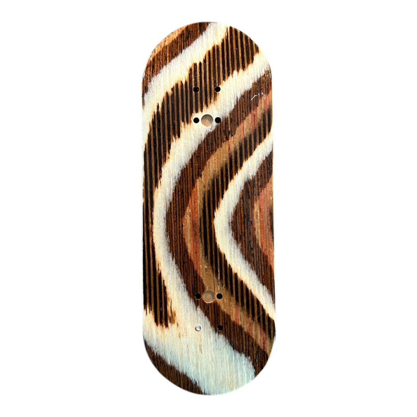 FlatFace G15.12 Fingerboard Deck - Brown White Premium