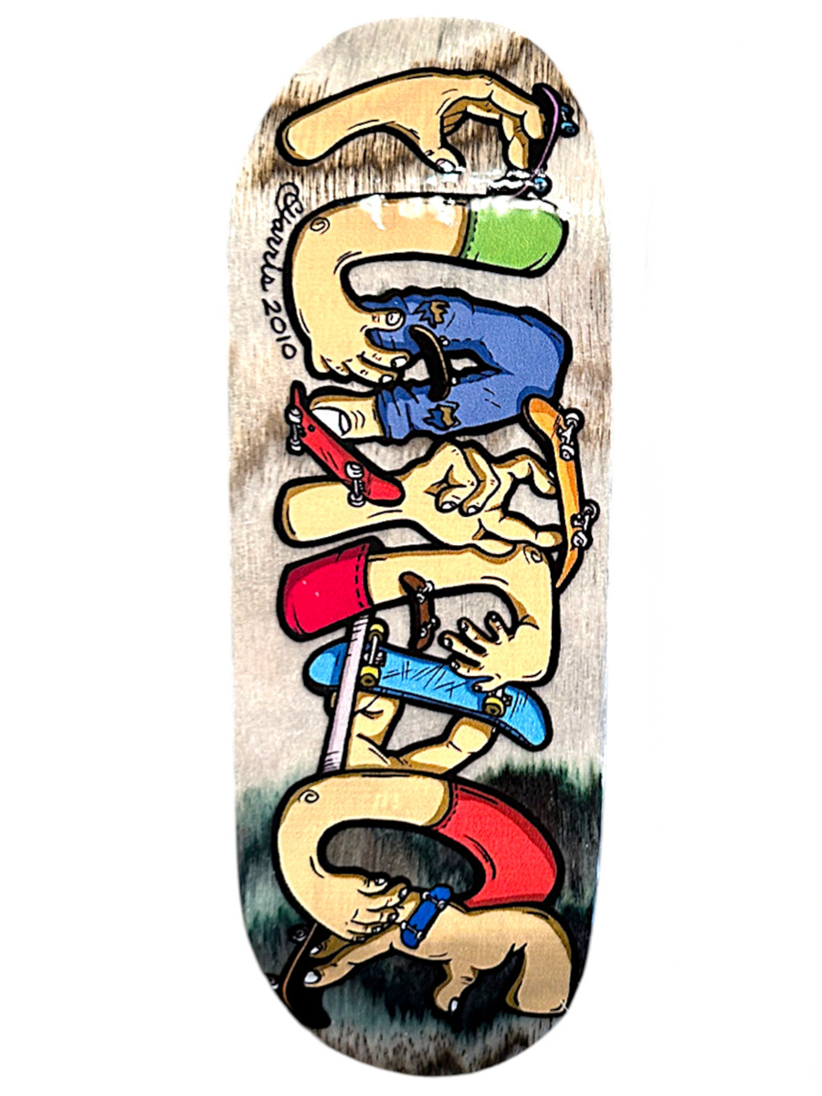 FlatFace G16 Premium Fingerboard Deck - Faceshaver Hands On