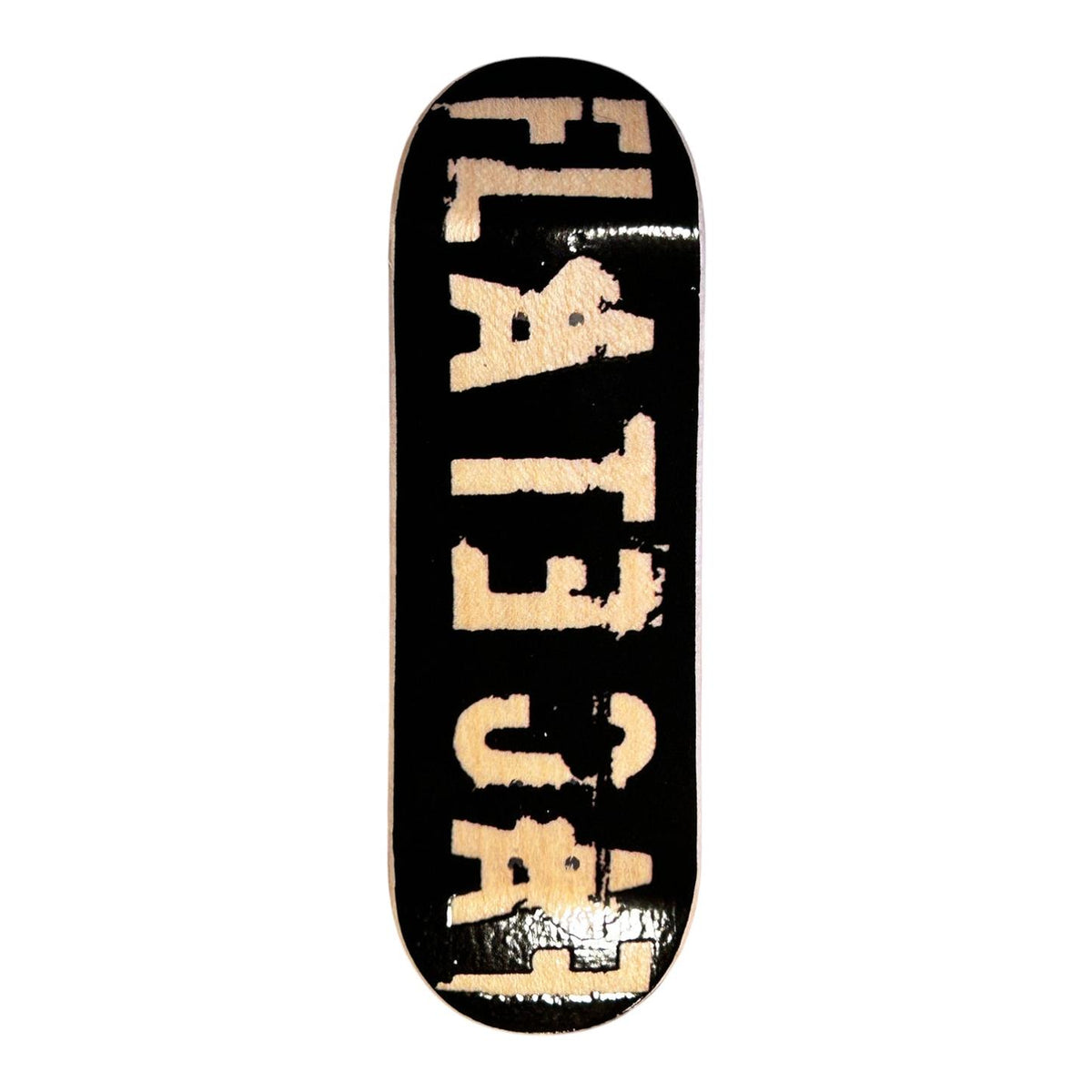 FlatFace G4 Fingerboard Deck - Stencil 2005 Real Wear over Maple