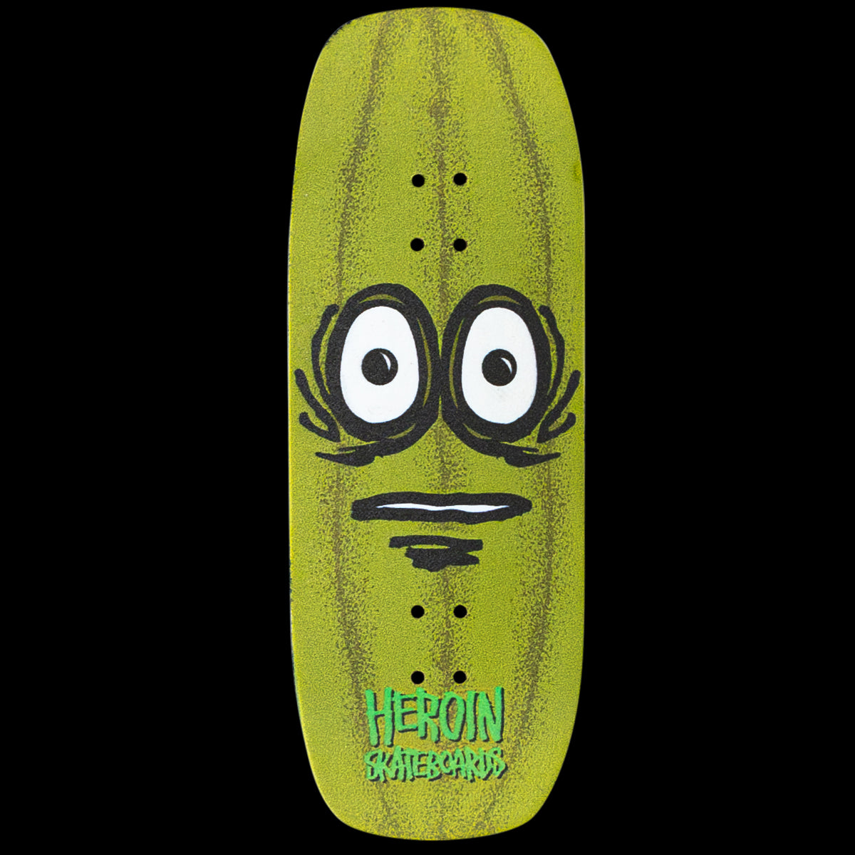 Close Up x Heroin Skateboards Fingerboard Deck - Pickle Shape