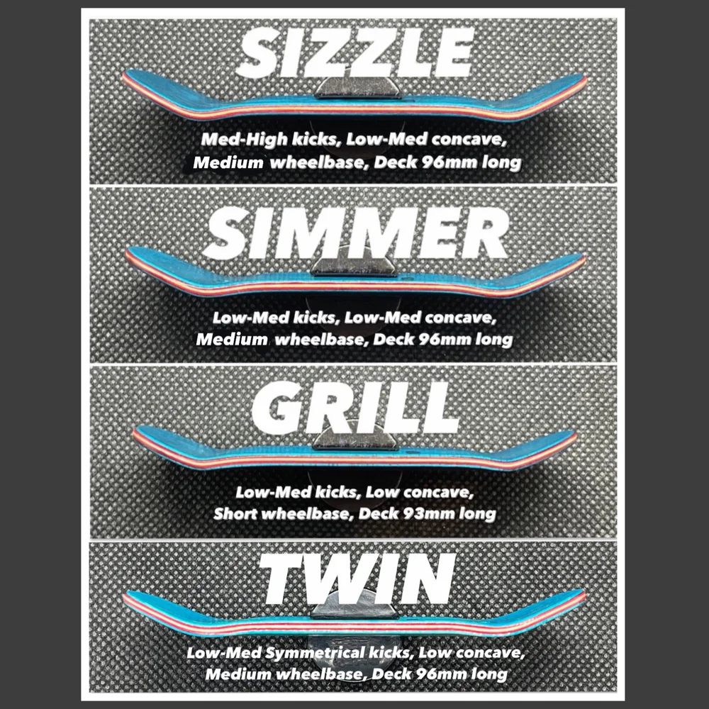 Vividwood Fingerboard Deck - Checkers