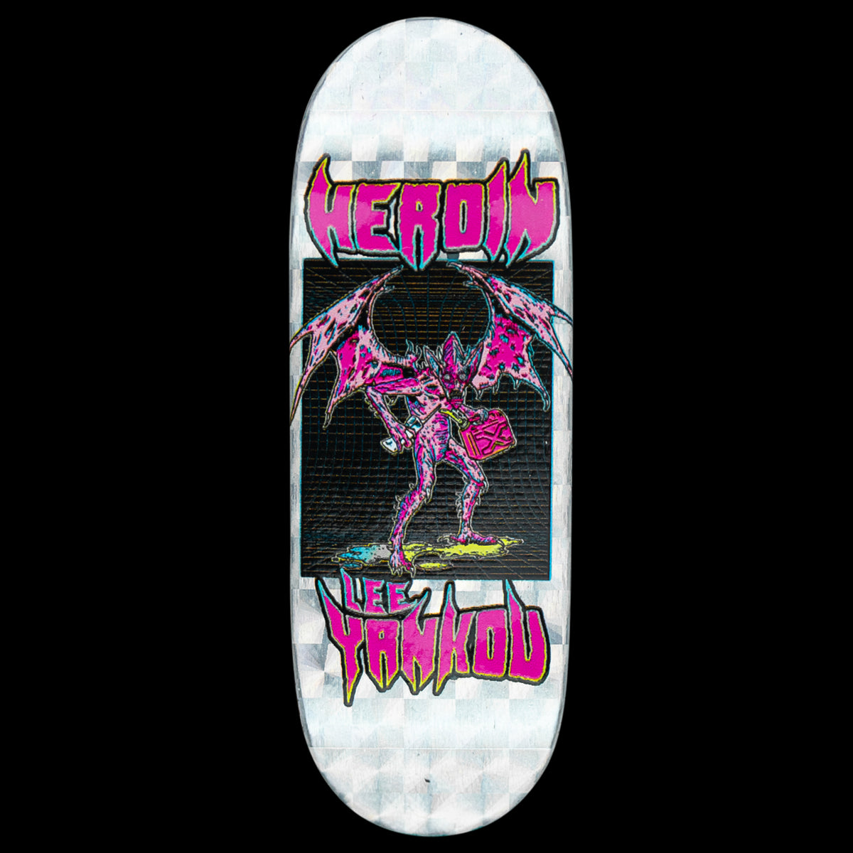 Maple Labs Fingerboard Deck - Lee Yankou Video City II Hellscape