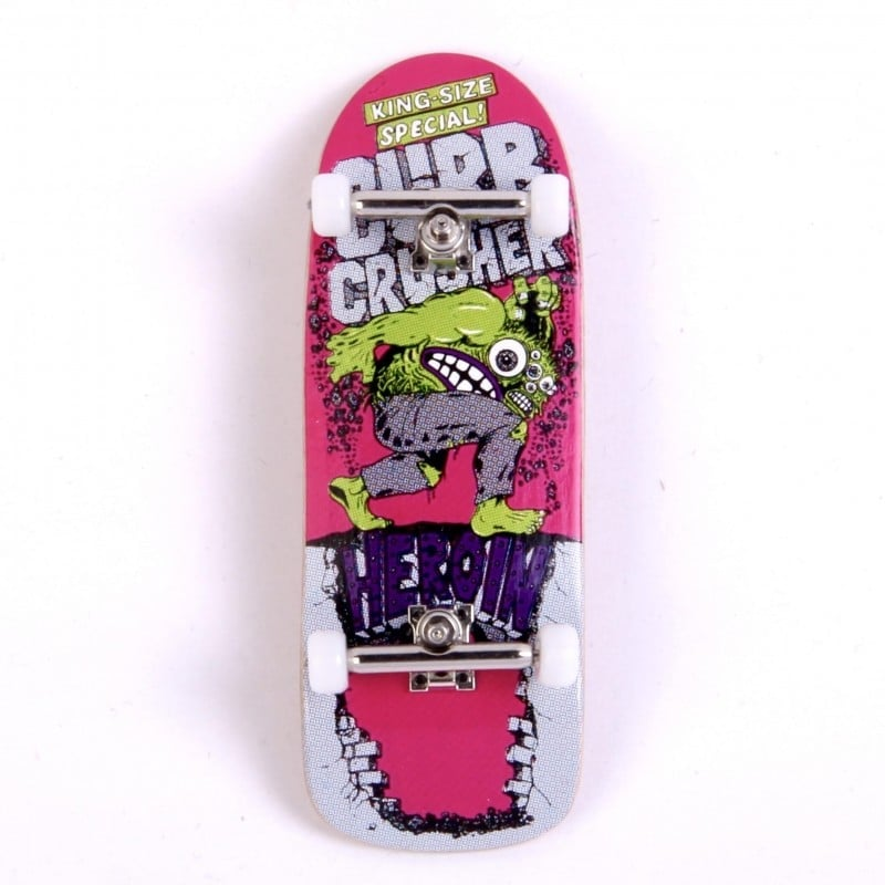 Custom x Heroin Fingerboard Complete - Curb Crusher