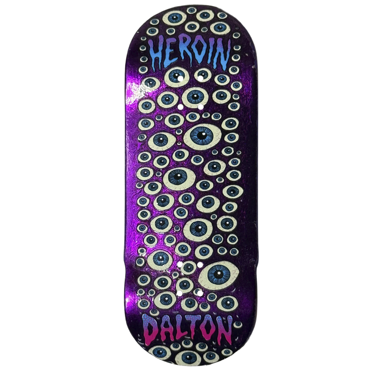 Maple Lab Fingerboard Deck - Dalton Dern Eyes Foil