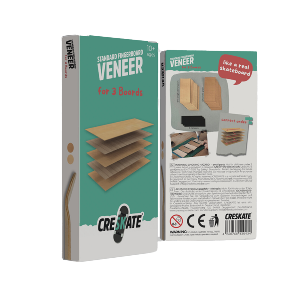 CRESKATE Fingerboard Deck Veneers - Standard