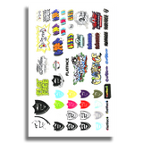 FlatFace Sticker Sheet