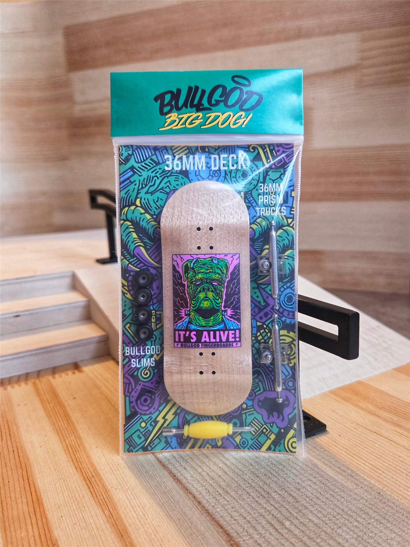 BullGod Big Dog Fingerboard Complete - Frankenstein