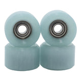 FlatFace x Blistered G1 Bearing Fingerboard Wheels - Baby Blue Pearl Sunshift into Purple Glow