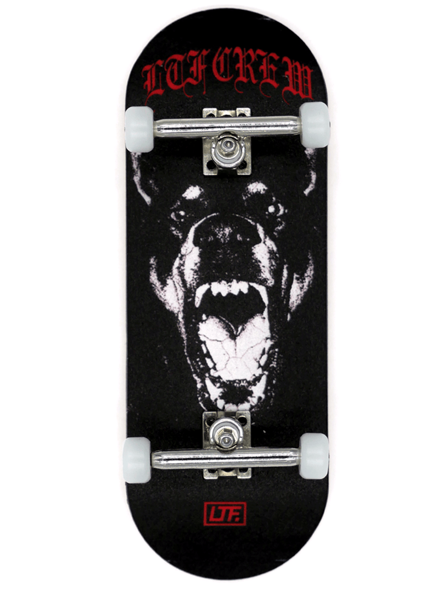 Slushcult Grom Fingerboard Complete - Chrome Doberman