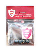 FlatFace Fingerboard Dual Durometer Bearing Wheels - White