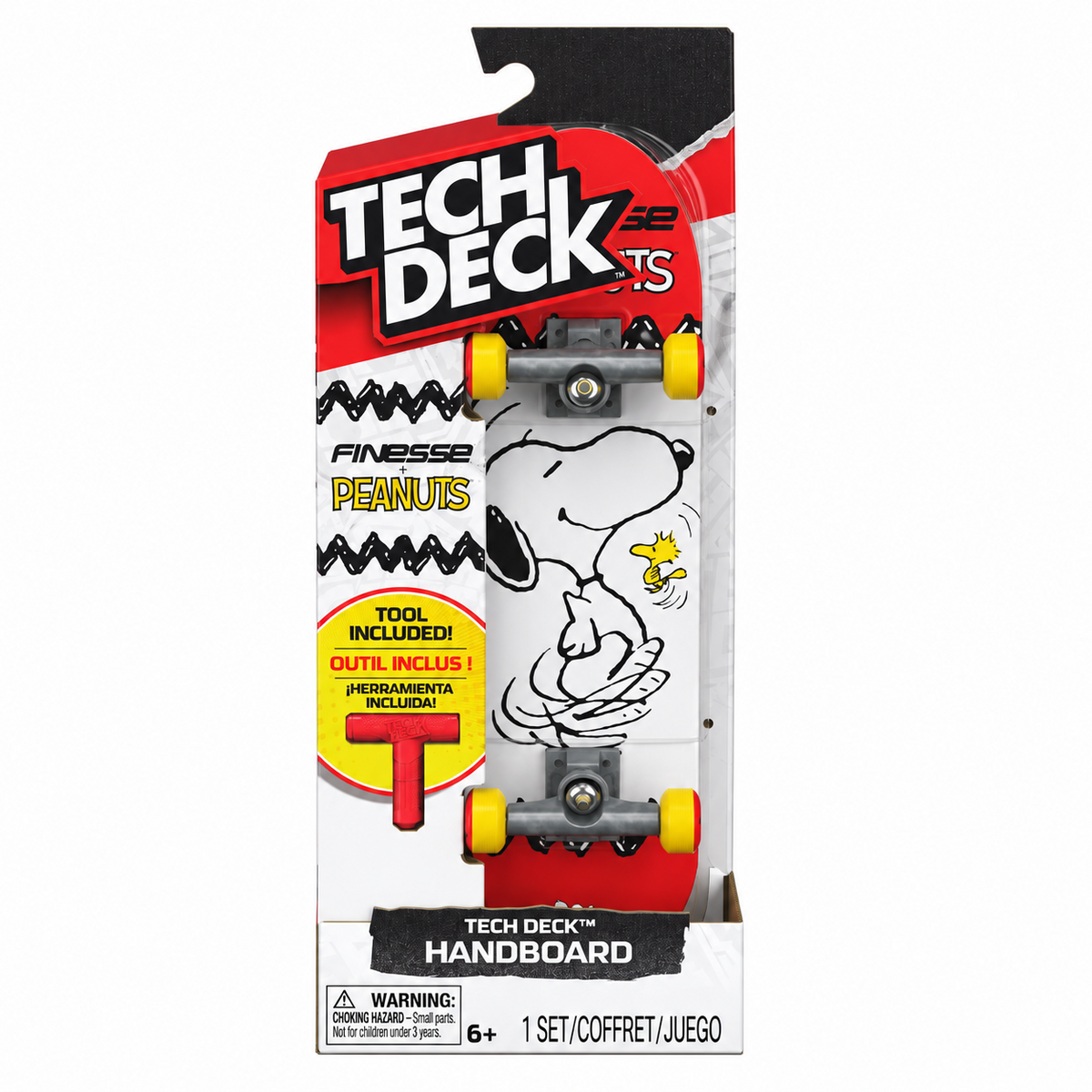 Tech Deck Handboard Complete - Finesse Snoopy