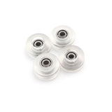 FlatFace Fingerboard G10 Dual Bearing Wheels - 72D Ultra - Clear