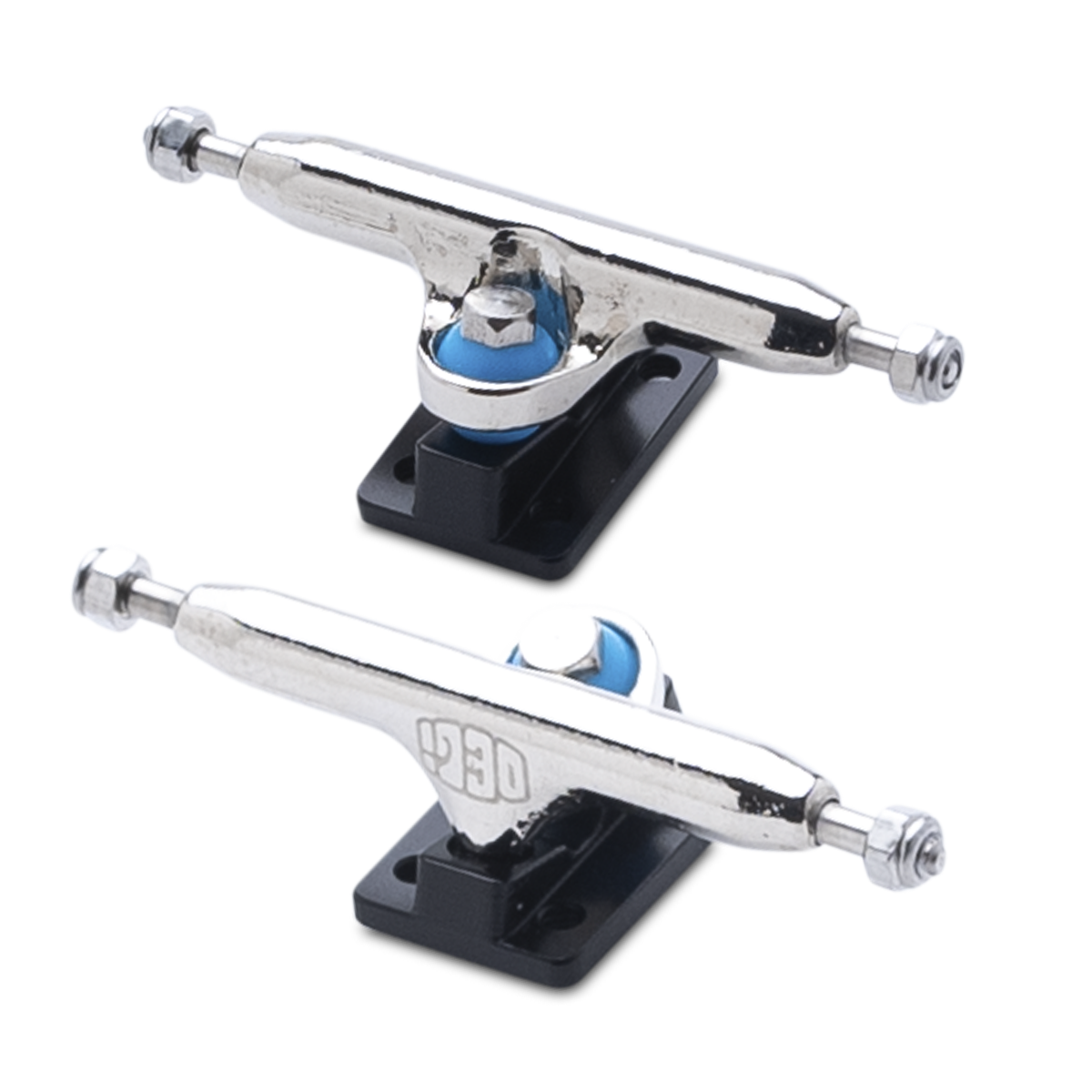 DeliDecks T2 Fingerboard Trucks - Hex Hybrid Trux 32mm