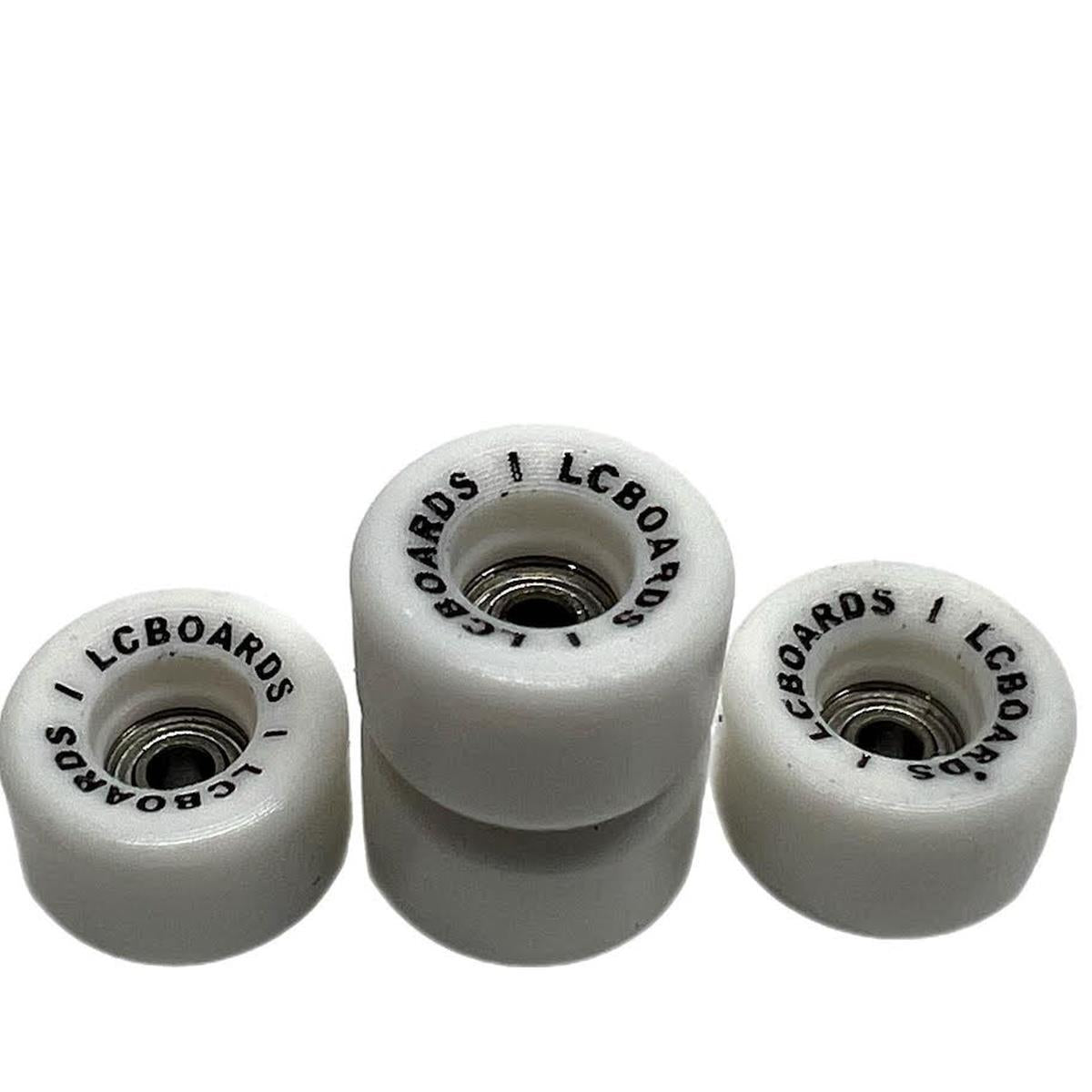 LC Boards Lettered Urethane Fingerboard Wheels - Bowl 2.0