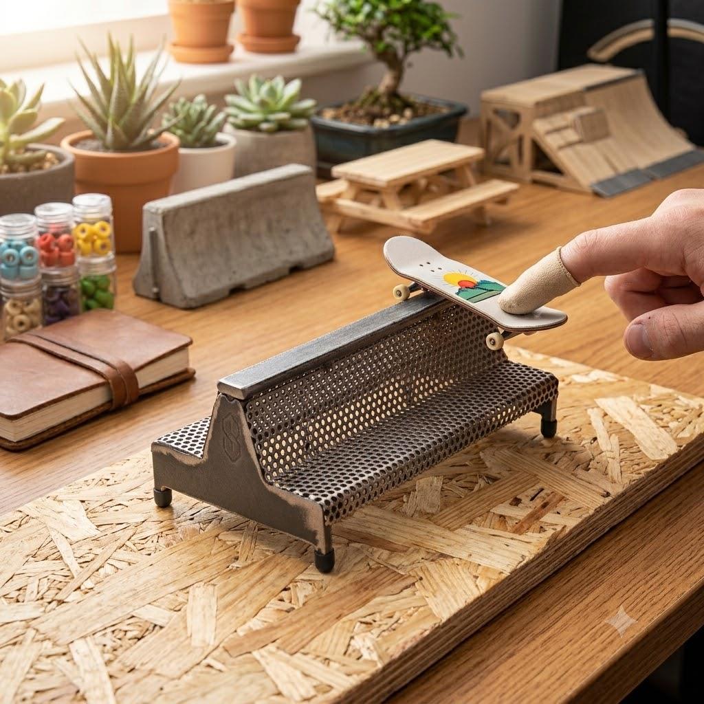Grind Right Fingerboard Ramp - Spencer Nuzzi Sig Bench