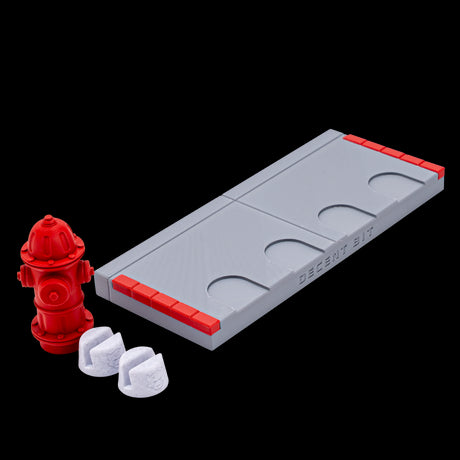 DecentBit Fingerboard Ramp - Sidewalk Stand w/Hydrant