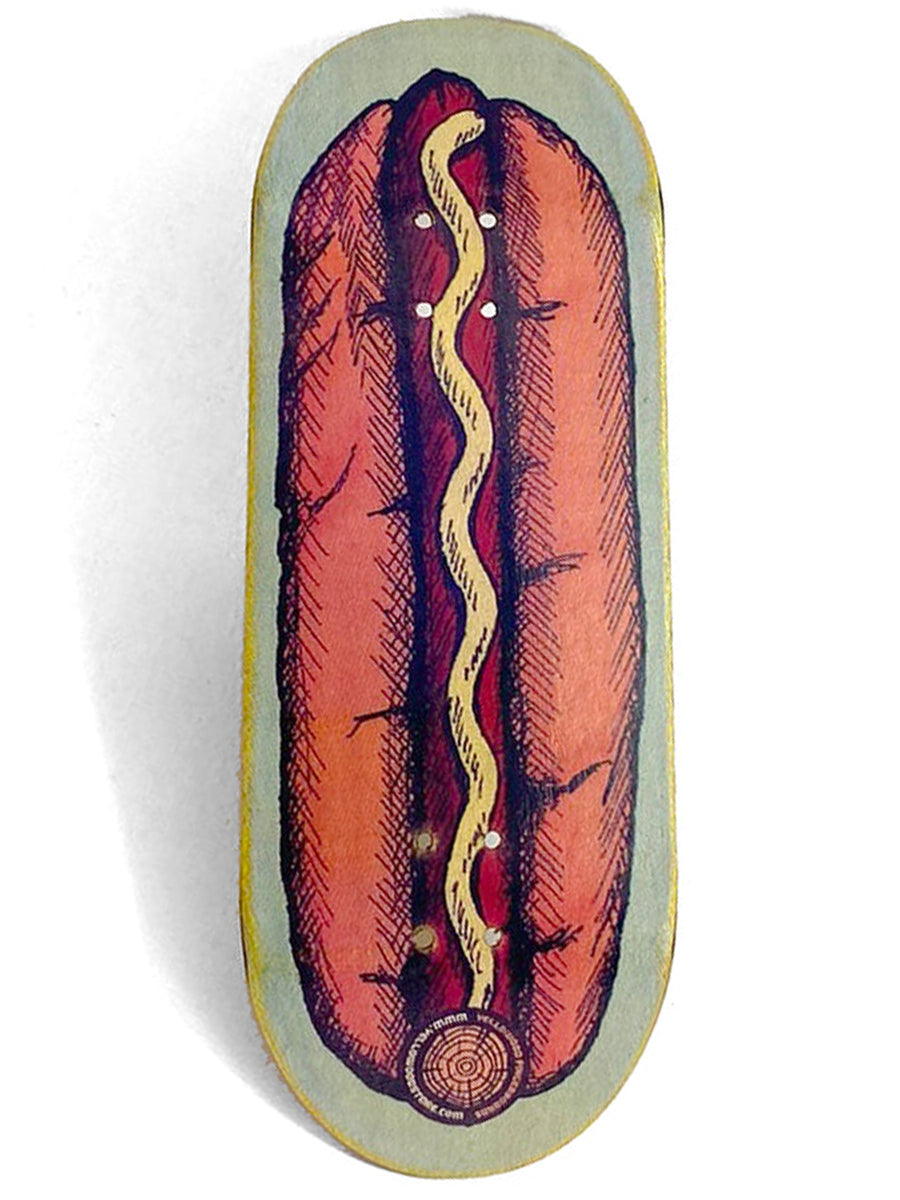 Yellowood Fingerboard Deck - Hotdog