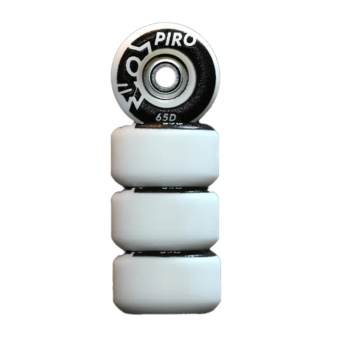 Piro Performance Graphic Fingerboard Wheels - Monochrome Bone Head