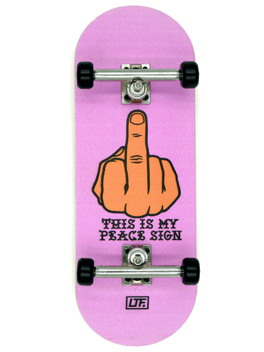 Slushcult LTF Grom Fingerboard Complete - My Peace Sign