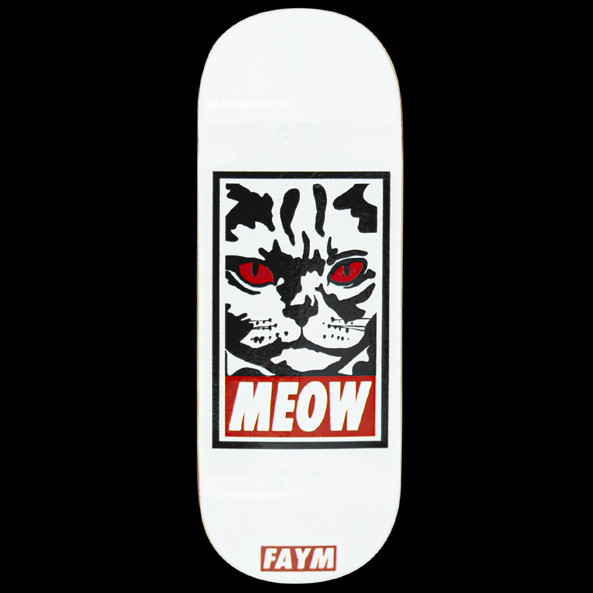 Faymus x DK Fingerboard Deck - Meow Obey