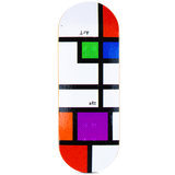 Red Wolf Fingerboard Deck - Stained Glass
