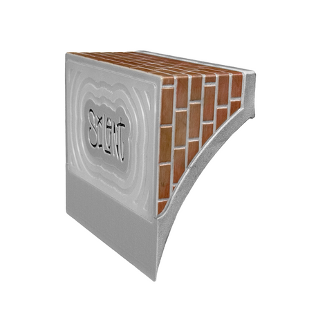 Silent Obstacles Fingerboard Ramp - Silent Quarter Pipe