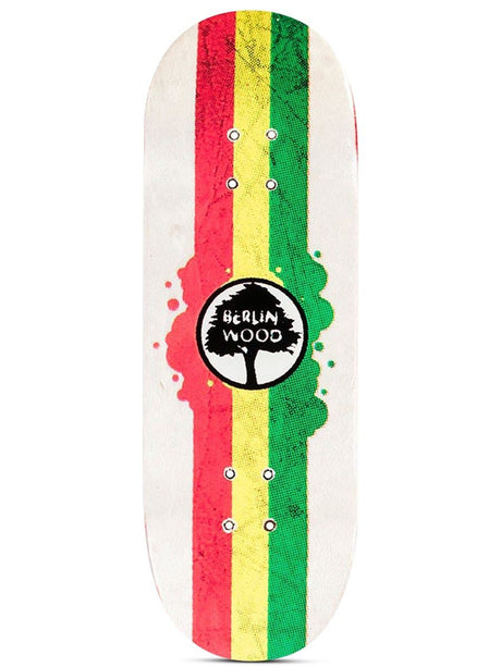 Berlinwood Fingerboard Deck - Rasta Rally