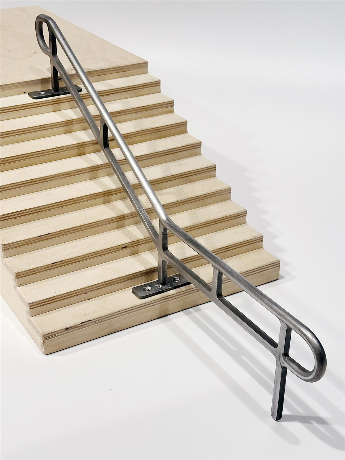 Fingerboard Rails Circle Grind Right Fingerboard Rail - Round 10 Stair Long Donger – The Vault ...