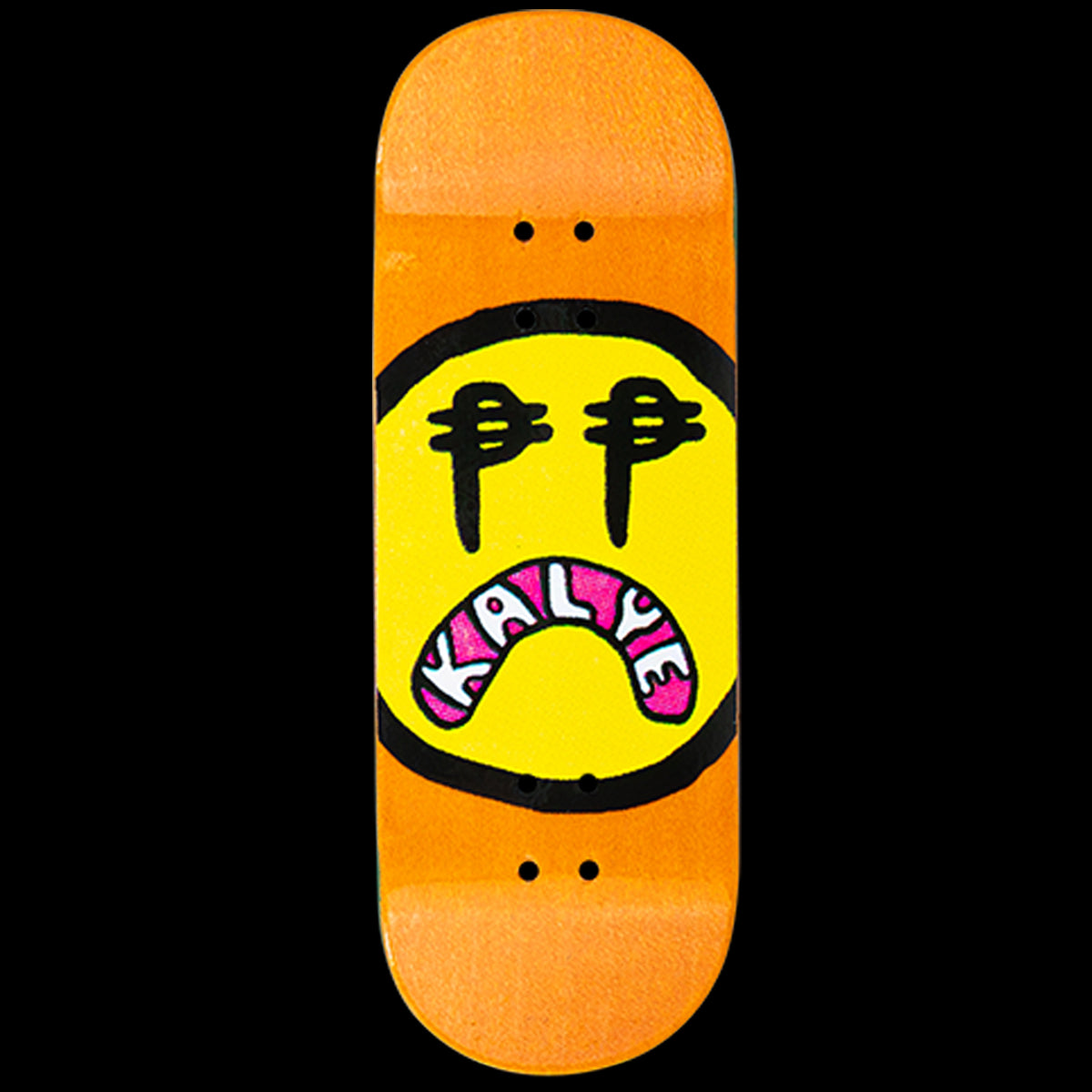 Kalye Fingerboard Deck - OG Sad Face