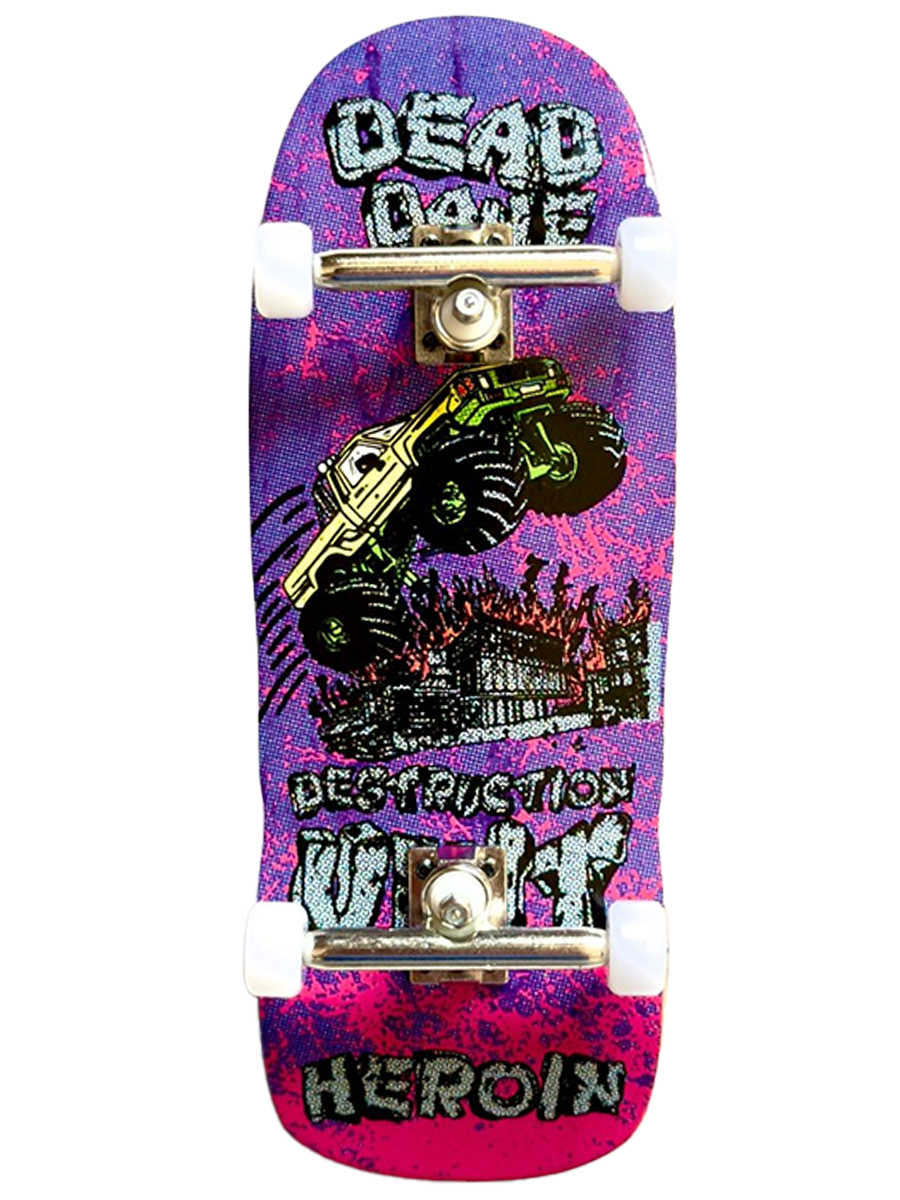 Custom x Heroin Fingerboard Complete - Dead Dave Knock Off