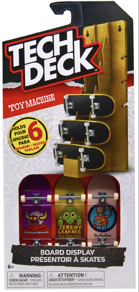 Tech Deck Fingerboard Display Stand and Wall Mount