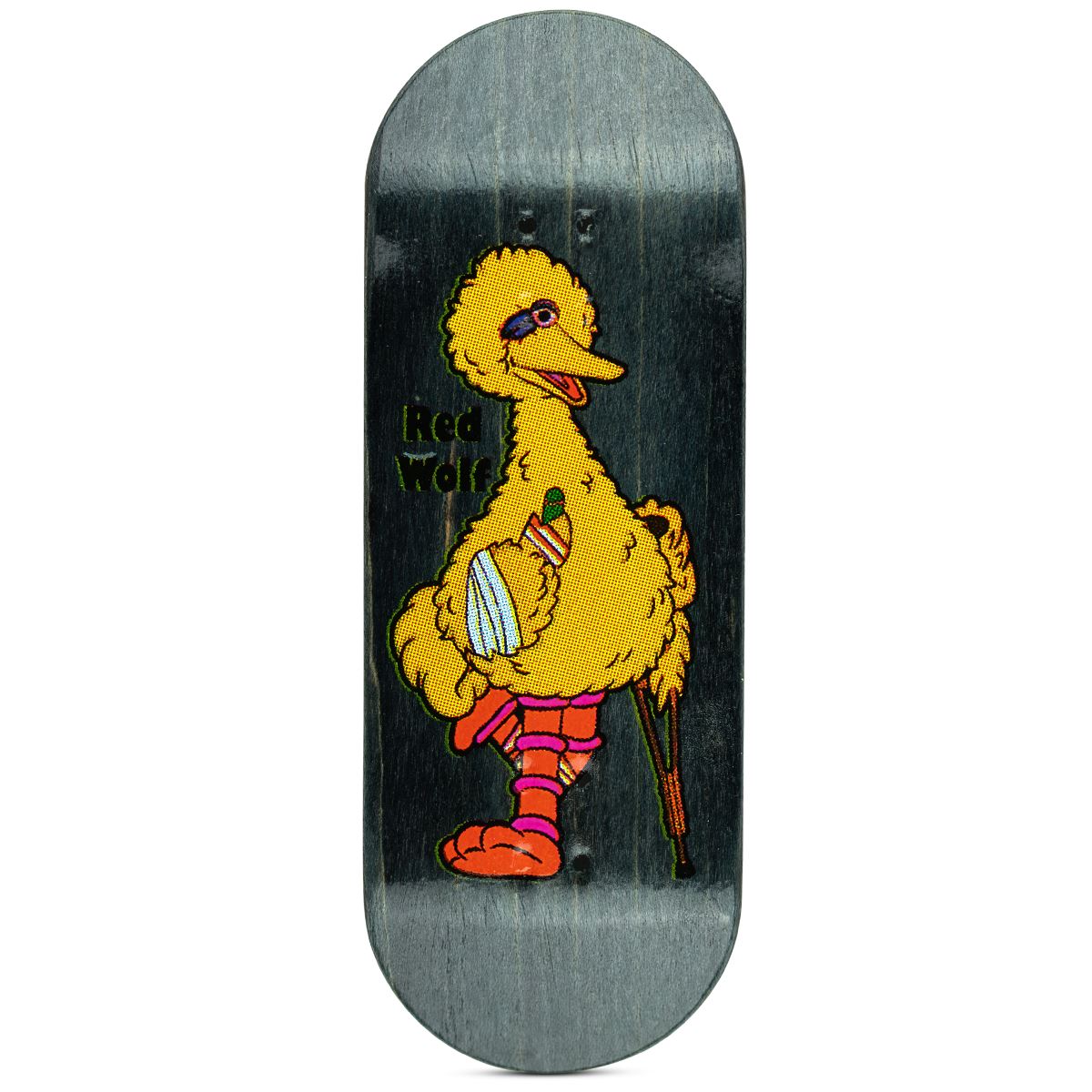 Red Wolf Fingerboard Deck - Big Bird