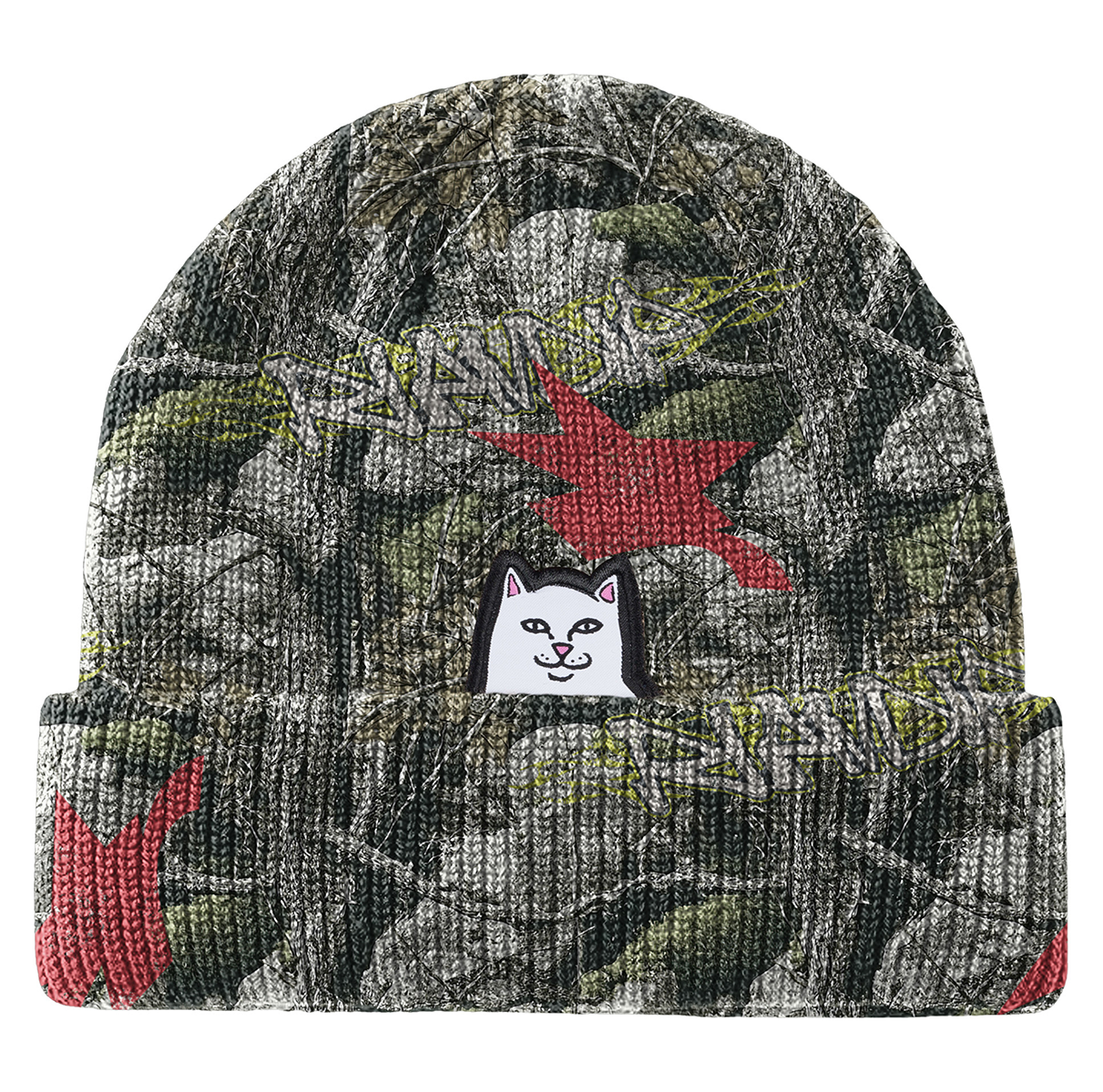 RIPNDIP Lord Nermal All Star Tree Camo Beanie