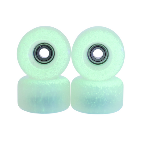 Blistered John Cowart Fingerboard Wheels - Trans Off White Glow