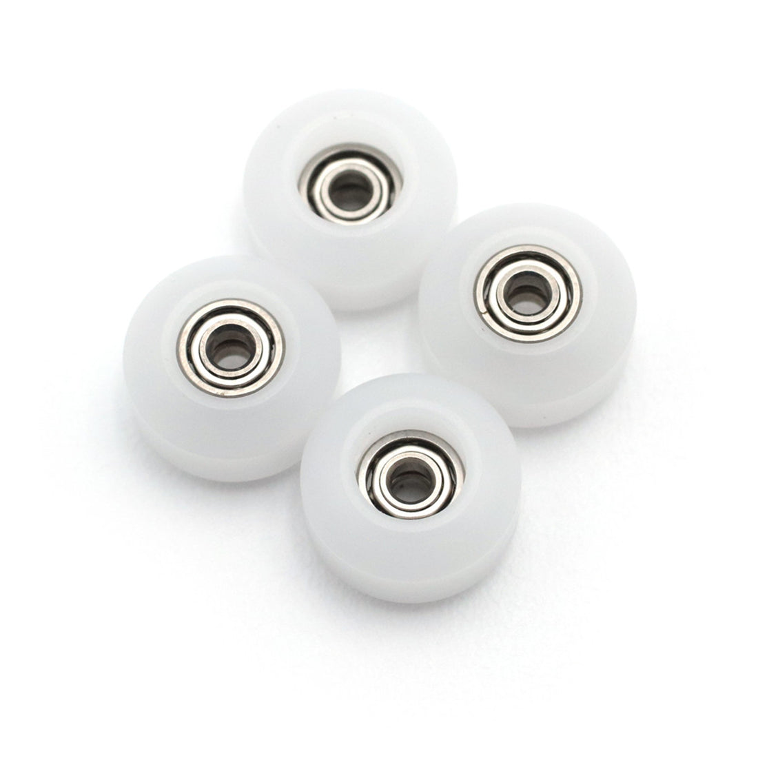 FlatFace Fingerboard G10 Dual Bearing Wheels - 60D Ultra - White