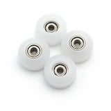 FlatFace Fingerboard G10 Dual Bearing Wheels - 60D Ultra - White