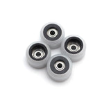 FlatFace Fingerboard Dual Durometer V2 Bearing Wheels - Black and White
