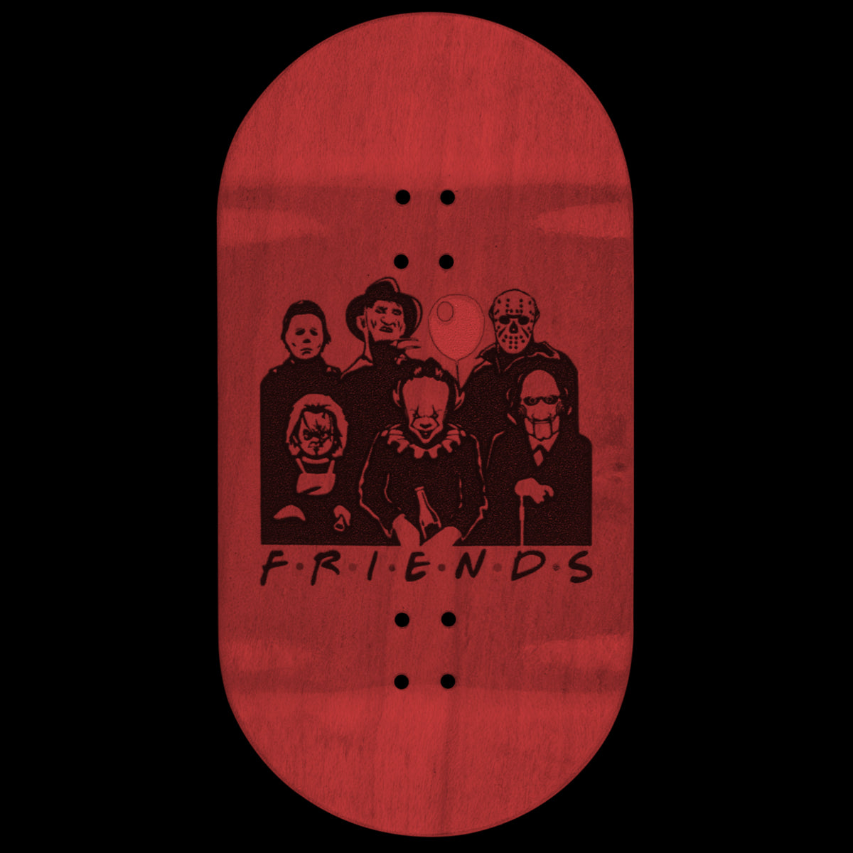 Oldwood Fingerboard Deck - Friends