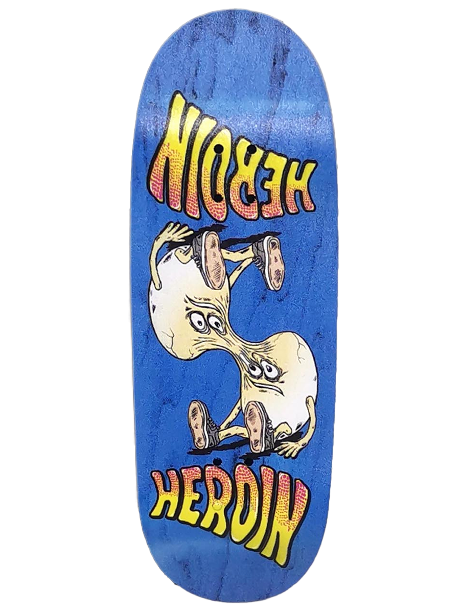 Close Up x Heroin Skateboards Fingerboard Deck - Merged Egg