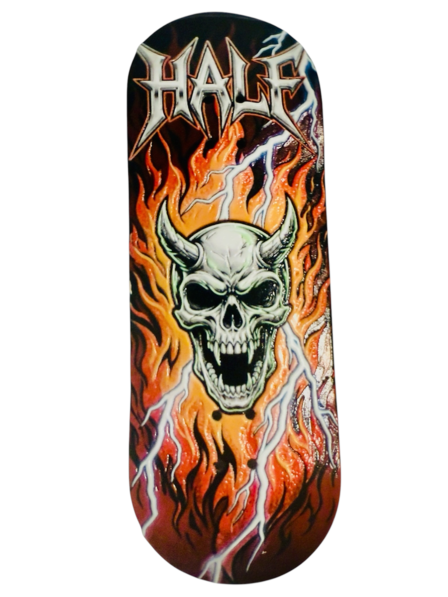 Half Fingerboard Deck - SkullFace