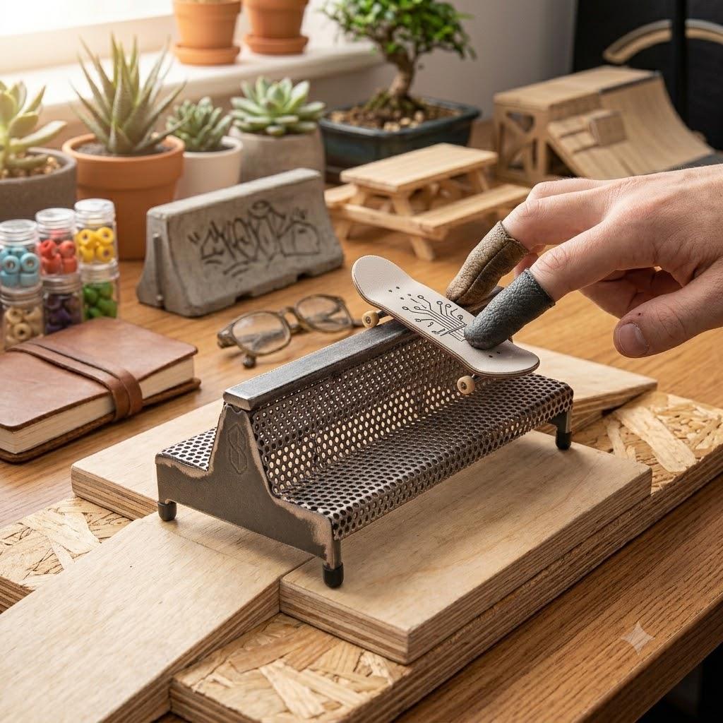 Grind Right Fingerboard Ramp - Spencer Nuzzi Sig Bench
