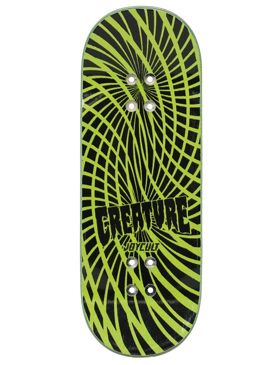 Joycult x Creature Fingerboard Pro Model Deck - Gravette Hippie Skull