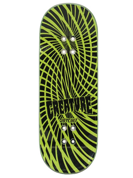 Joycult x Creature Fingerboard Pro Model Deck - Gravette Hippie Skull