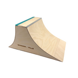 Clearance Teak Tuning Fingerboard Ramp - The Wall XL w/ Acrylic Coping